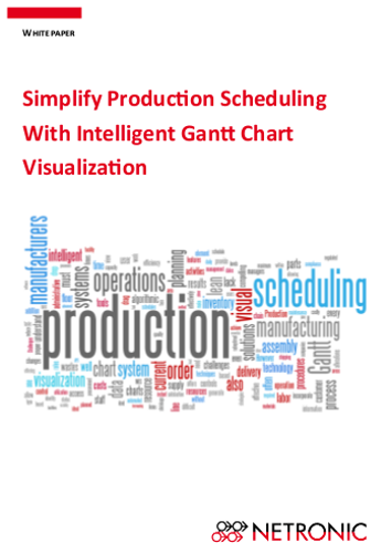 Whitepaper| Simplify Production Scheduling With Intelligent Gantt Charts