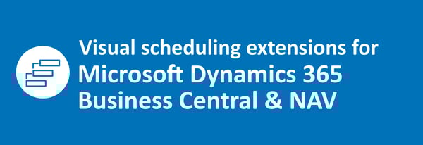 visual scheduling extensions for Microsoft Dynamics 365 Business Central