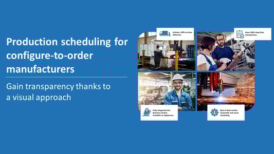 configure-to-order production scheduling