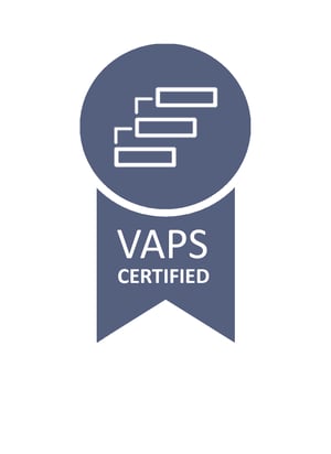 VAPS certified badge