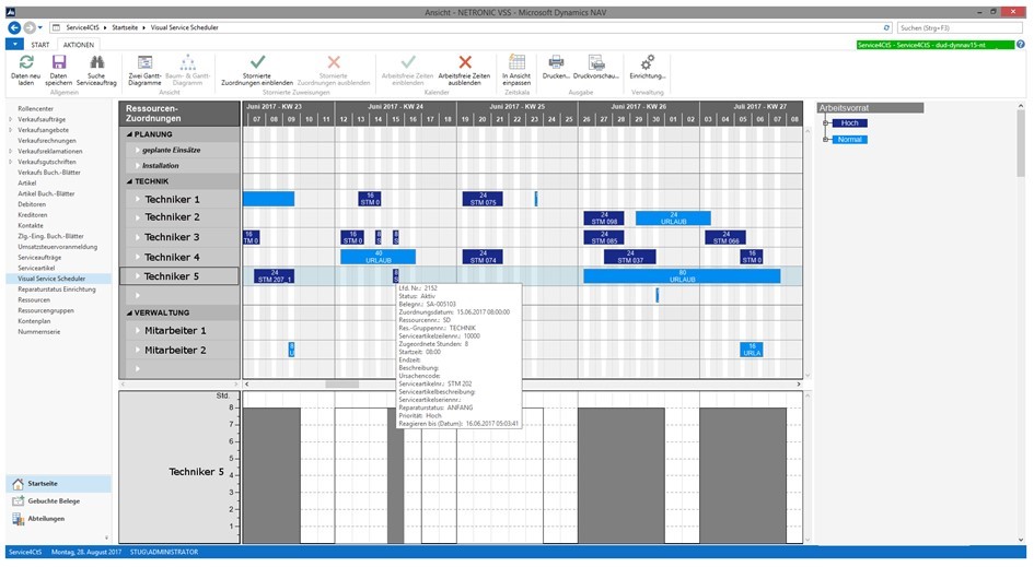Reference: Service4CtS uses Visual Service Scheduler to reduce planning conflicts in staff planning