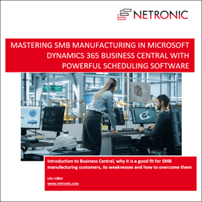Ebook "Mastering SMB Manufacturing in Business Central"