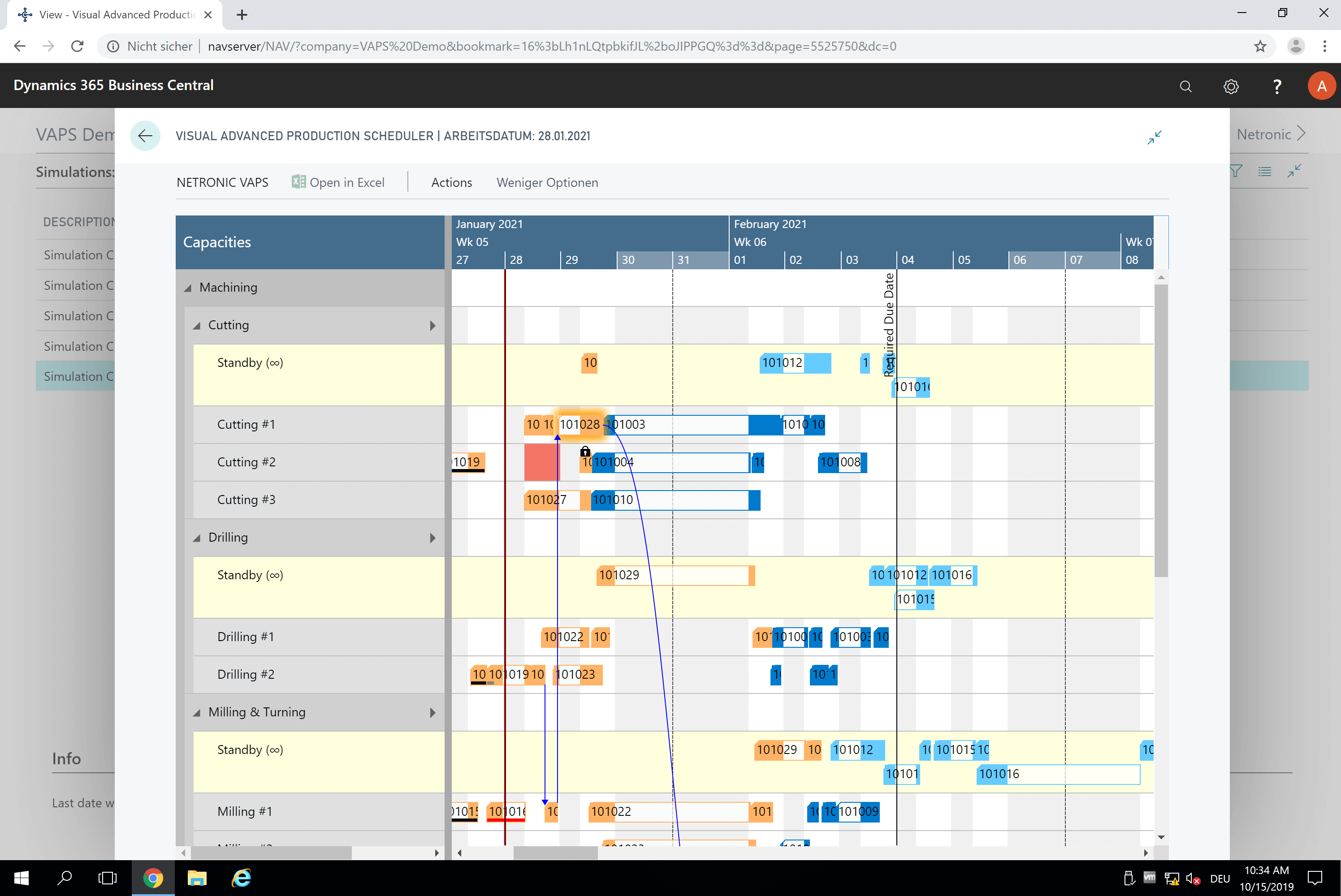 VAPS-Production Order Status View-small