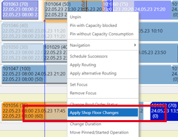 How to integrate your schedule with 'live' shop floor data